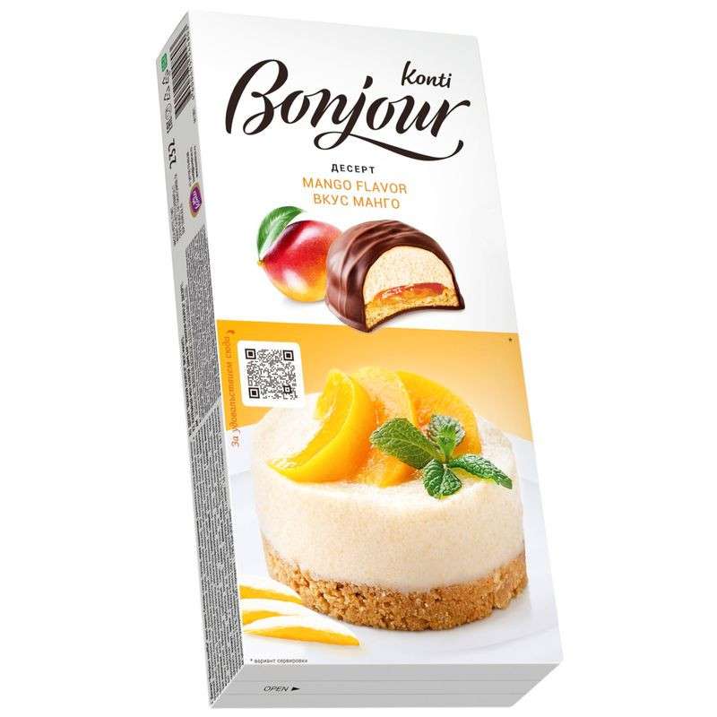 Изображение товара Десерт Konti Bonjour Konti вкус манго, 232г