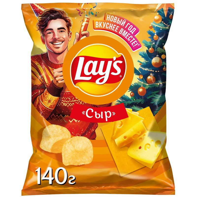 Изображение товара Картофельные чипсы Lay's со вкусом сыра 140 г Россия