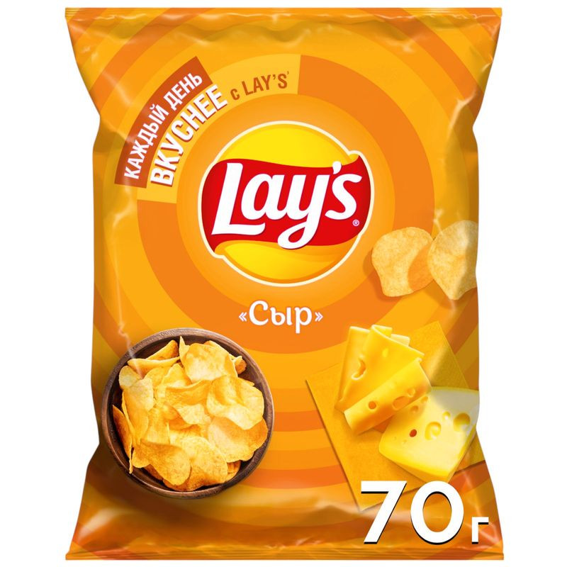 Изображение товара Чипсы Lay's со вкусом сыра 70г