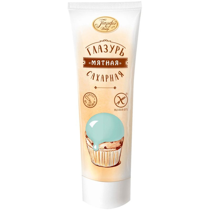 Изображение товара Глазурь Парфэ Декор мятная сахарная 120 г для украшения десертов