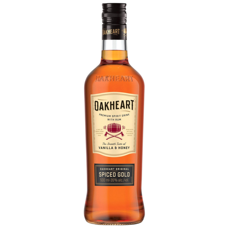 Изображение товара Коктейль Oakheart Original Spiced Gold ром 35% 500мл Россия