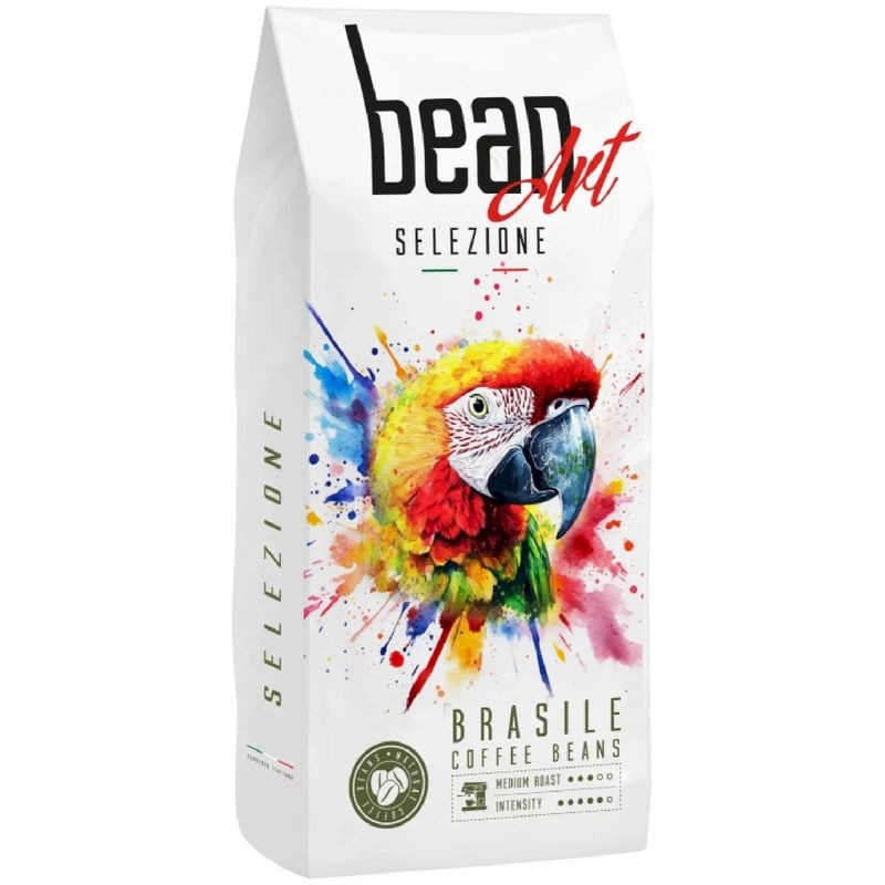 Изображение товара Кофе зерновой Bean Art Brasile 200г арабика свежая обжарка