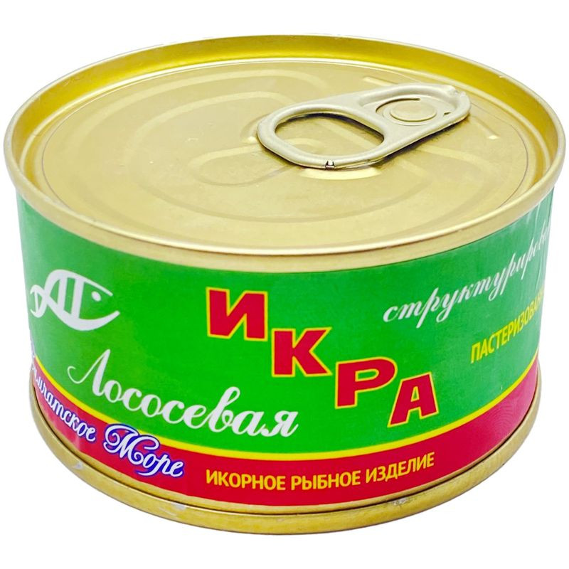 Изображение товара Икра лосося Камчатское море 120 г свежая и структурированная