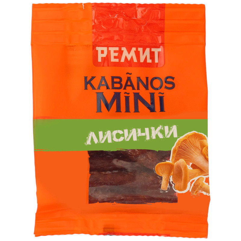Изображение товара Колбаски Ремит Kabanos mini Лисички сырокопчёные, 25г