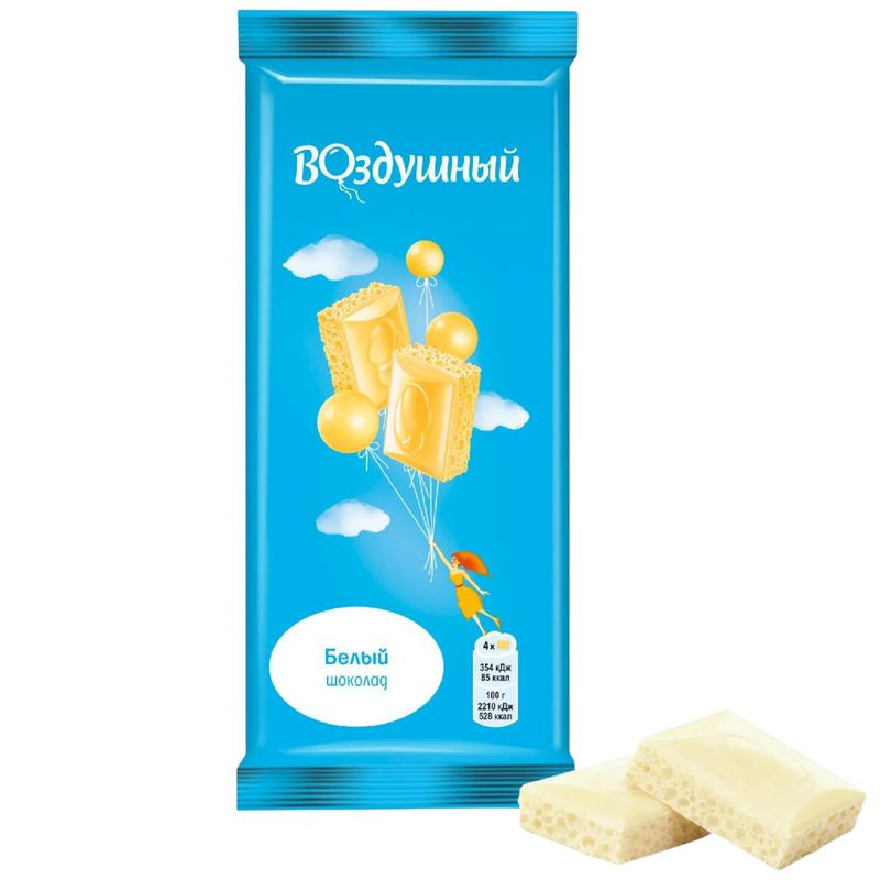 Изображение товара Шоколад Воздушный белый пористый 80г