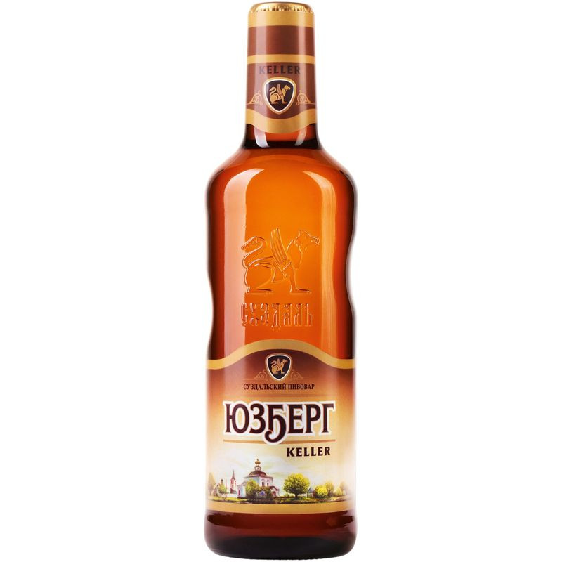 Изображение товара Пиво Юзберг Келлер пастеризованное светлое нефильтрованное 470мл