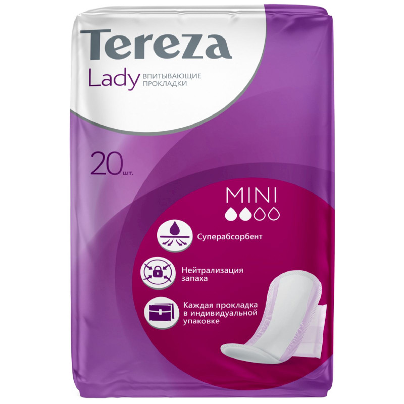 Изображение товара Прокладки Terezalady Mini впитывающие, 20шт