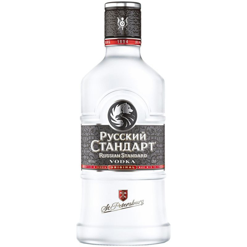 Изображение товара Водка Русский Стандарт 40% 200мл классический вкус мягкое послевкусие
