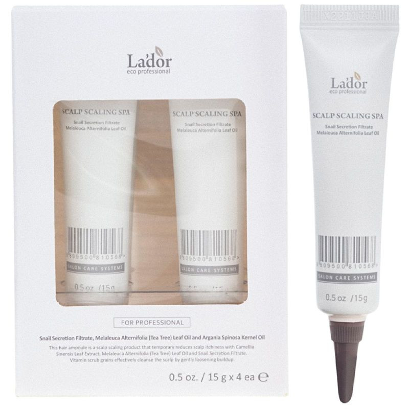 Изображение товара Пилинг для кожи головы La'dor Scalp Scaling Spa 4х15г - глубокое очищение