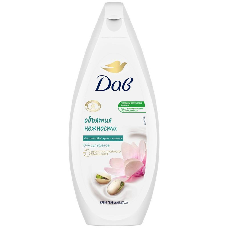 Изображение товара Крем-гель Дав для душа Фисташковый крем и магнолия 250мл