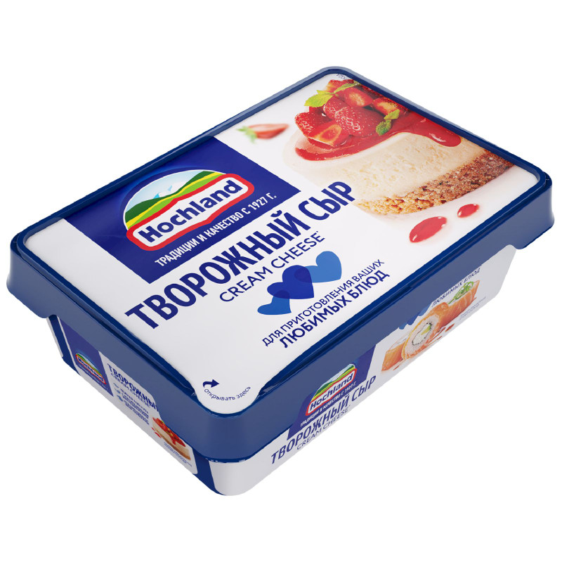 Изображение товара Сыр творожный Hochland Для кулинарии для горячих и холодных блюд, 180г