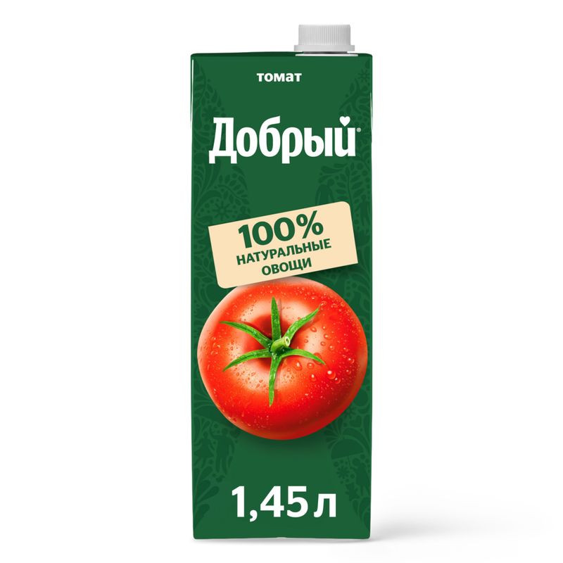 Изображение товара Нектар Добрый томатный с сахаром и солью, 1.45л