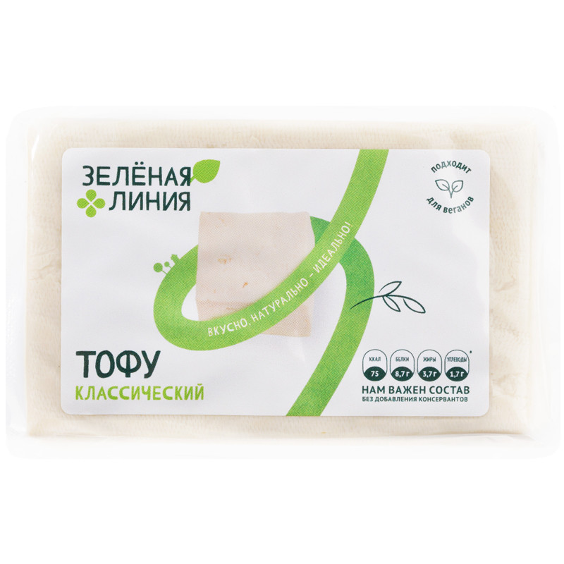 Изображение товара Тофу Классический Зелёная Линия, 200г