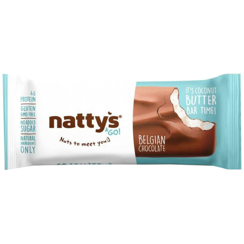 Изображение товара Батончик Nattys&Go Coconattys шоколадный с мякотью кокоса, 45г