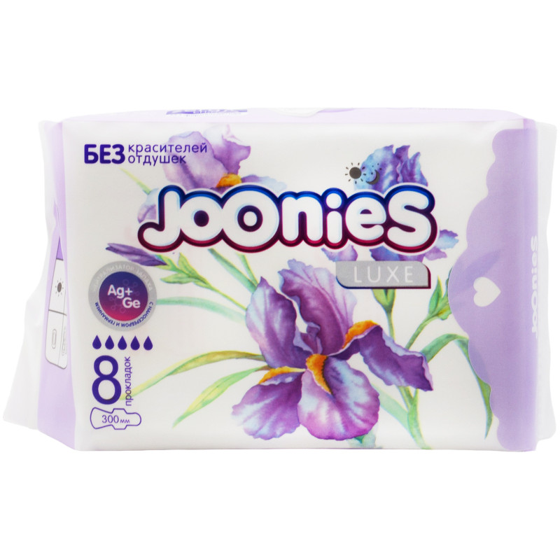 Изображение товара Прокладки Joonies Ночные гигиенические, 8шт