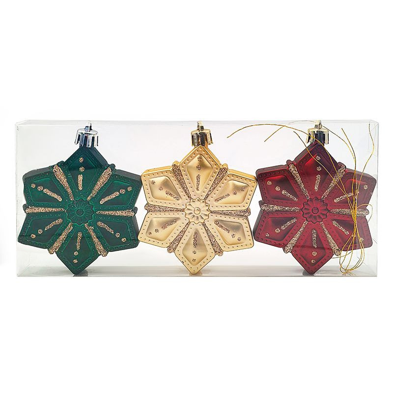 Изображение товара Набор ёлочных украшений Звёздочки Маркет, 3 шт