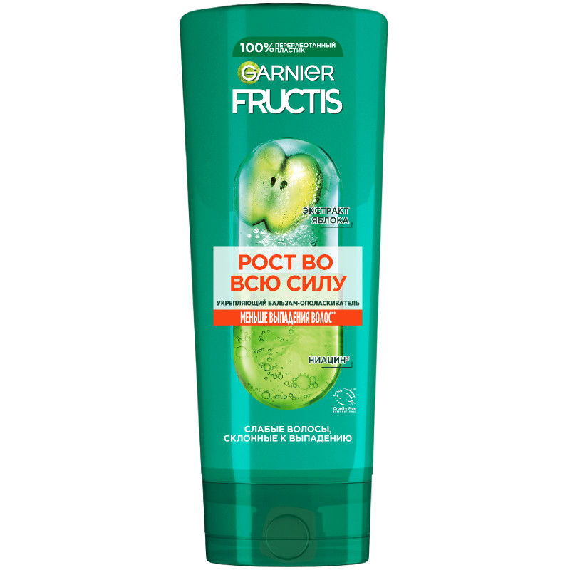 Изображение товара Бальзам-ополаскиватель Garnier Fructis Рост во всю силу 387 мл для укрепления волос женщин
