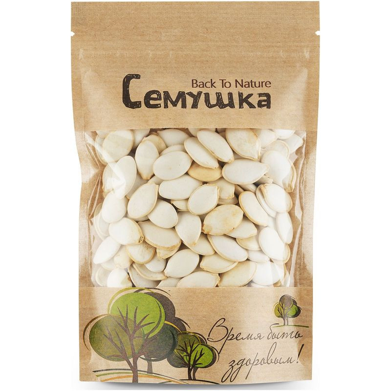 Изображение товара Семечки тыквенные Семушка жареные 80г натуральная закуска