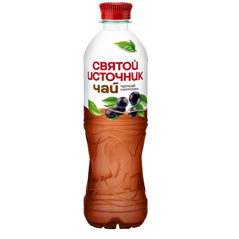 Изображение товара Холодный чай Святой Источник Черный Смородина 500 мл безалкогольный напиток