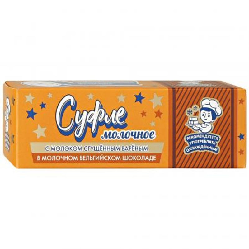 Изображение товара Молочное суфле с бельгийским шоколадом 17% 50г Завод им. В.П. Пастухова