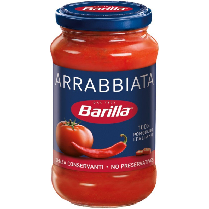 Изображение товара Соус Barilla Arrabbiata томатный с перцем чили, 400мл