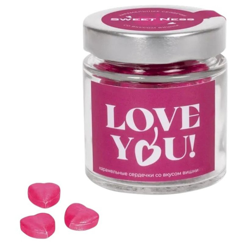 Изображение товара Карамель Sweet Ness со вкусом вишни 55 г фигурная конфета