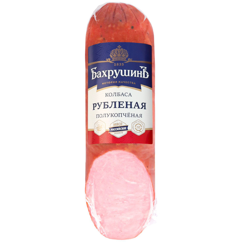Изображение товара Колбаса Бахрушинъ Рубленая полукопчёная