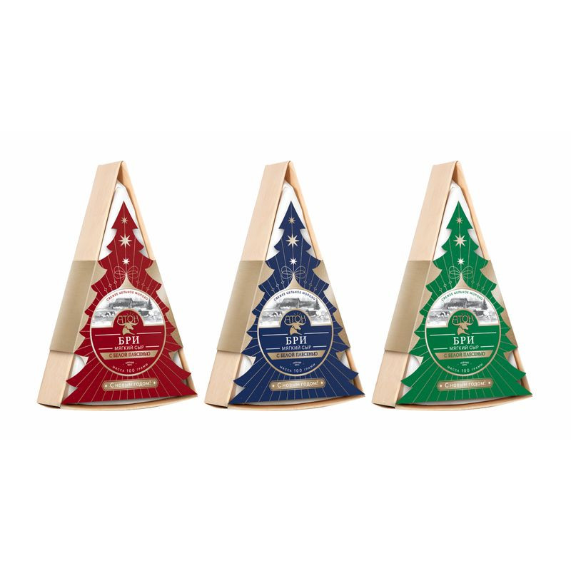 Изображение товара Мягкий сыр Атон Бри с белой плесенью 50-60% 100г