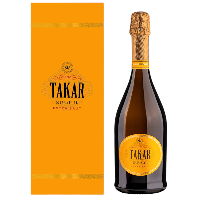 Изображение товара Игристое белое вино Takar Extra Brut 750 мл Армения