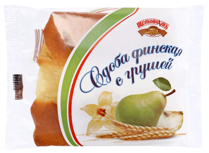Изображение товара Сдоба Щелковохлеб Финская с грушевой начинкой, 80г
