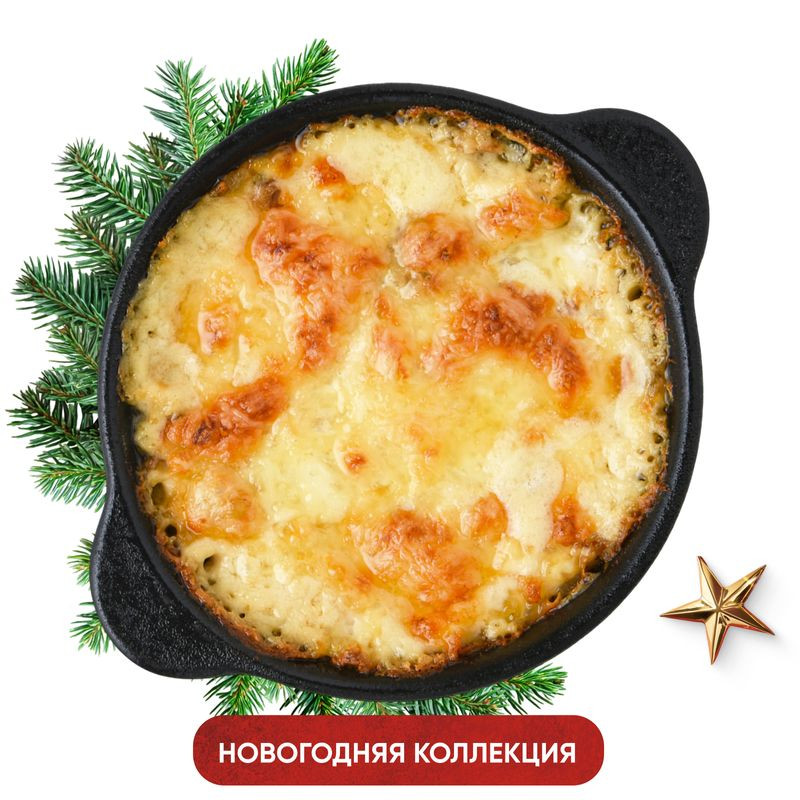 Изображение товара Жульен с индейкой и шампиньонами Перекрёсток Select 200г