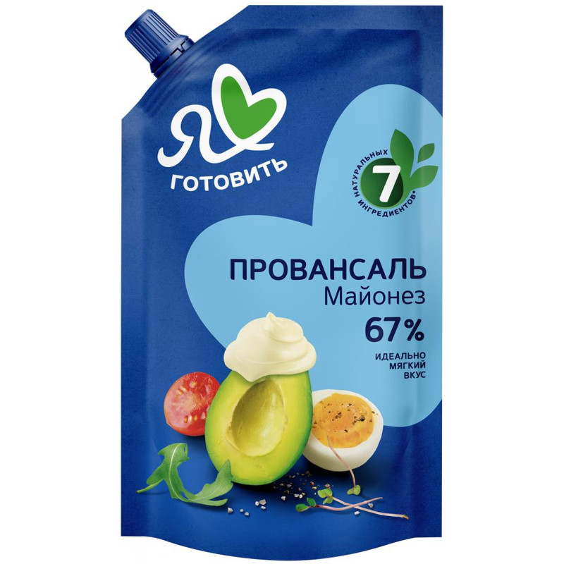 Изображение товара Майонез Я люблю готовить Классический провансаль 67%, 700мл