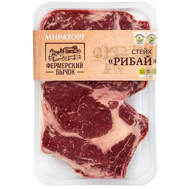 Изображение товара Говяжий стейк Рибай Мираторг охлажденный 500г