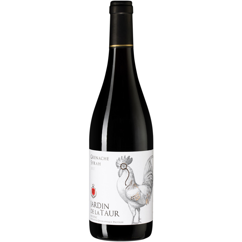 Изображение товара Красное полусухое вино Jardin de la Taur Grenache-Syrah Франция 750мл