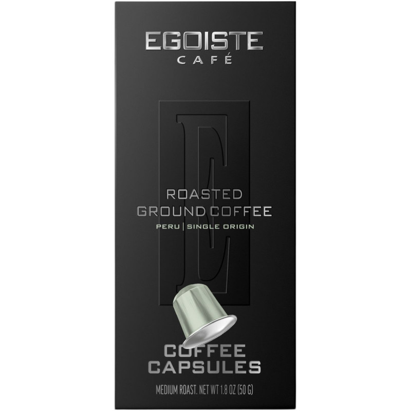 Изображение товара Кофе в капсулах Egoiste Cafe Peru 10x5г