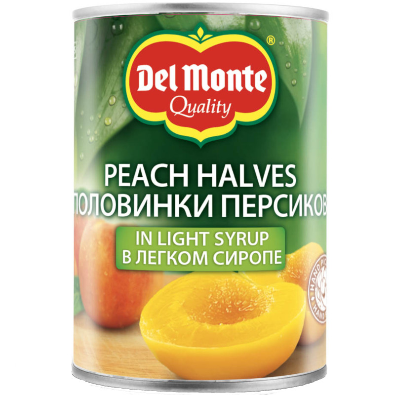 Изображение товара Персики Del Monte половинки в сиропе, 420г