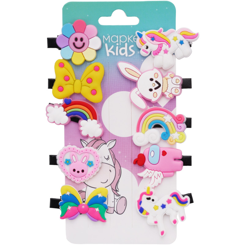 Изображение товара Зажимы для волос Маркет Kids, 10шт