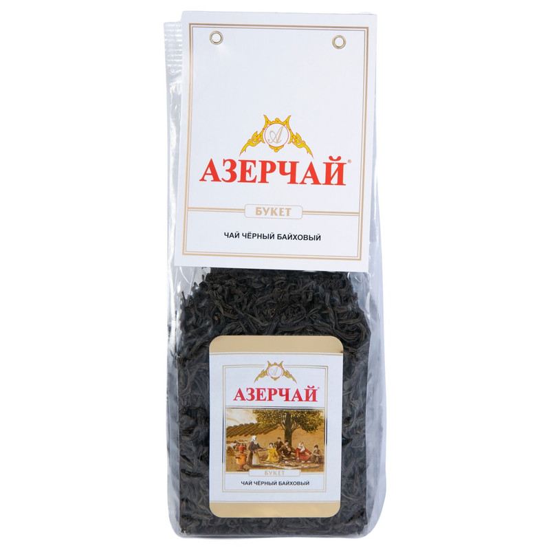 Изображение товара Чай Азерчай Букет чёрный байховый крупнолистовой, 200г