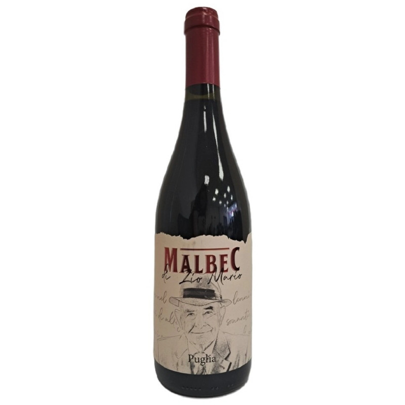 Изображение товара Вино Zio Mario Malbec красное полусухое 14% 750мл Италия
