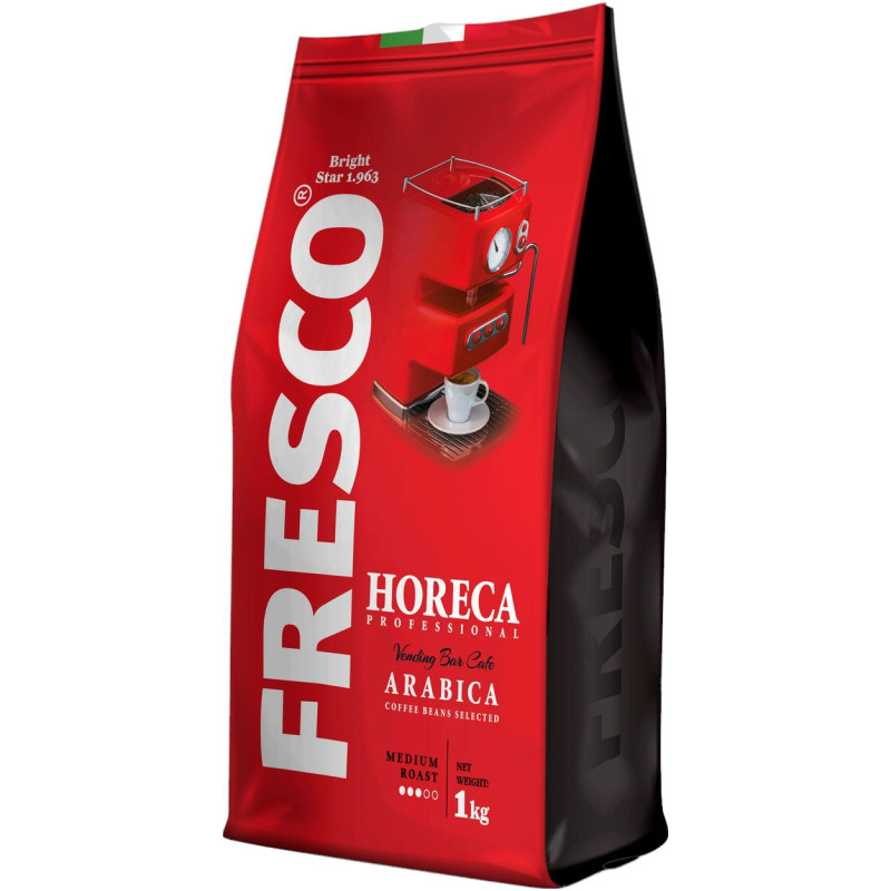 Изображение товара Кофе Fresco Horeca Arabica натуральный жареный в зёрнах, 1кг