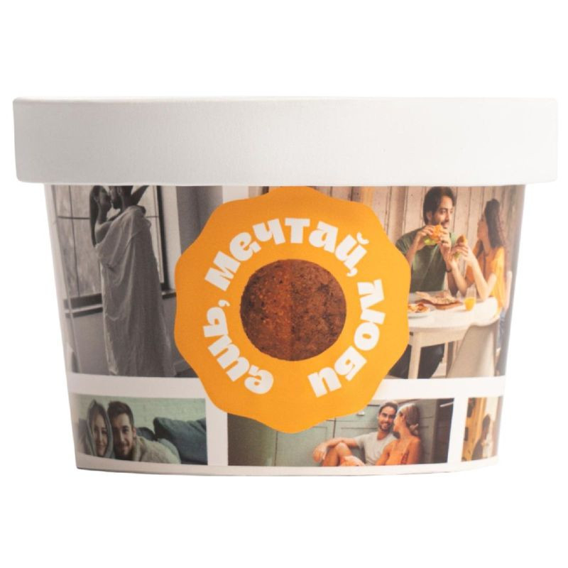 Изображение товара Десерт Gelios Biscotto трюфель Ассорти Вкусов грецкий орех-облепиха 105г