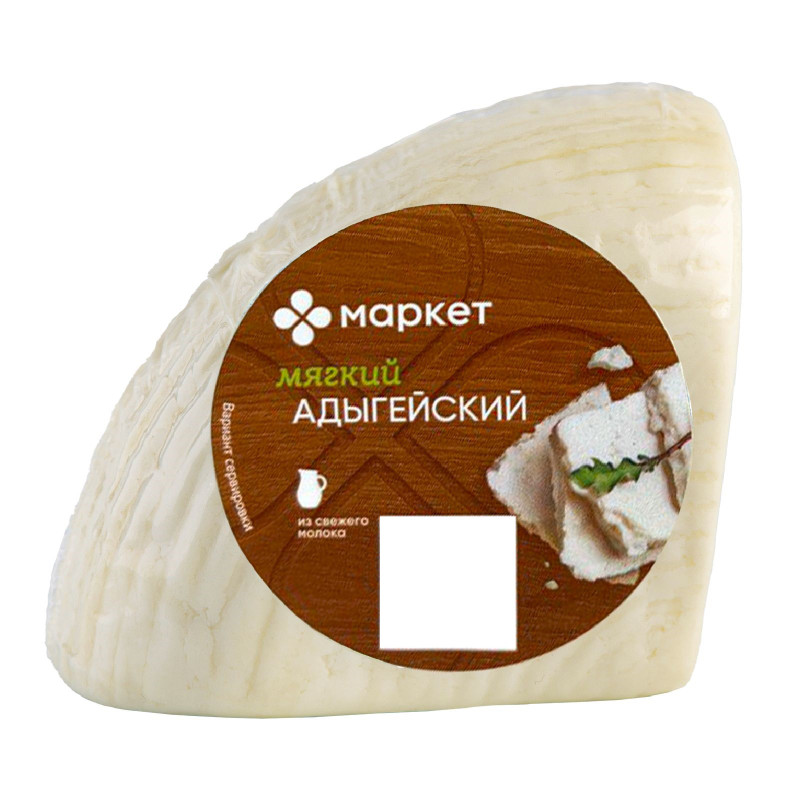 Изображение товара Адыгейский сыр 40% Маркет Перекрёсток брусок 200 г Россия