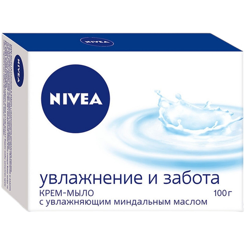 Изображение товара Крем-мыло Nivea с миндальным маслом, 100г