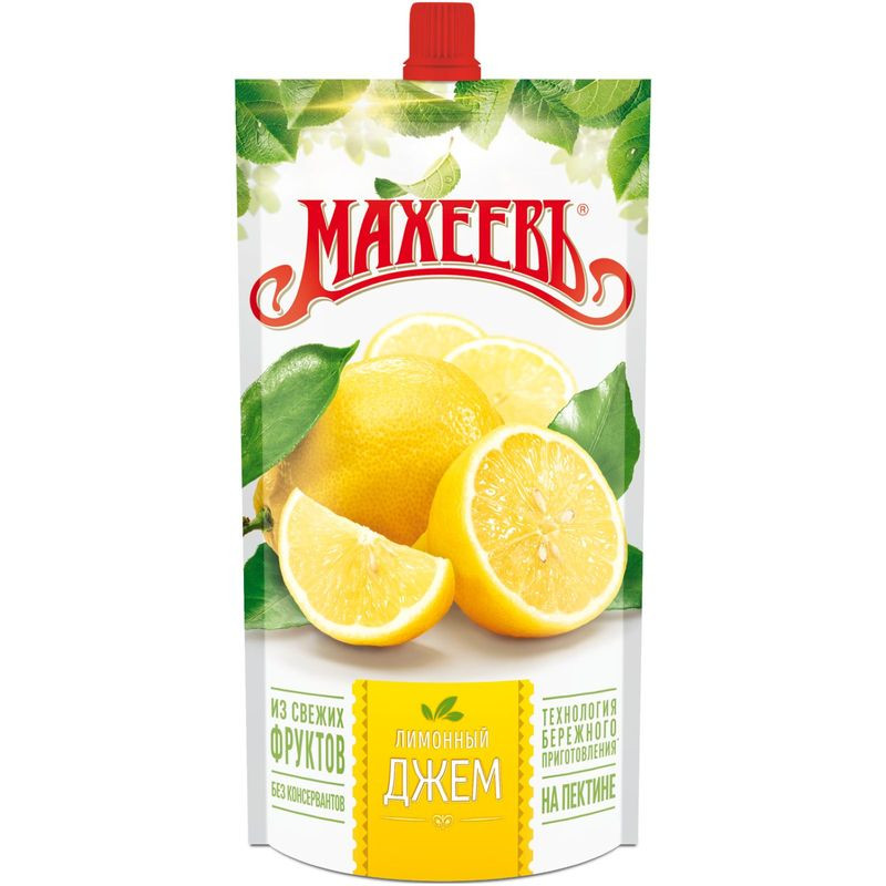 Изображение товара Джем лимонный Махеевъ 300 г натуральный цитрусовый десерт для завтрака