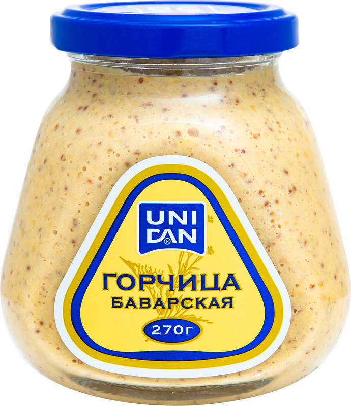 Изображение товара Горчица Uni Dan Баварская, 270г