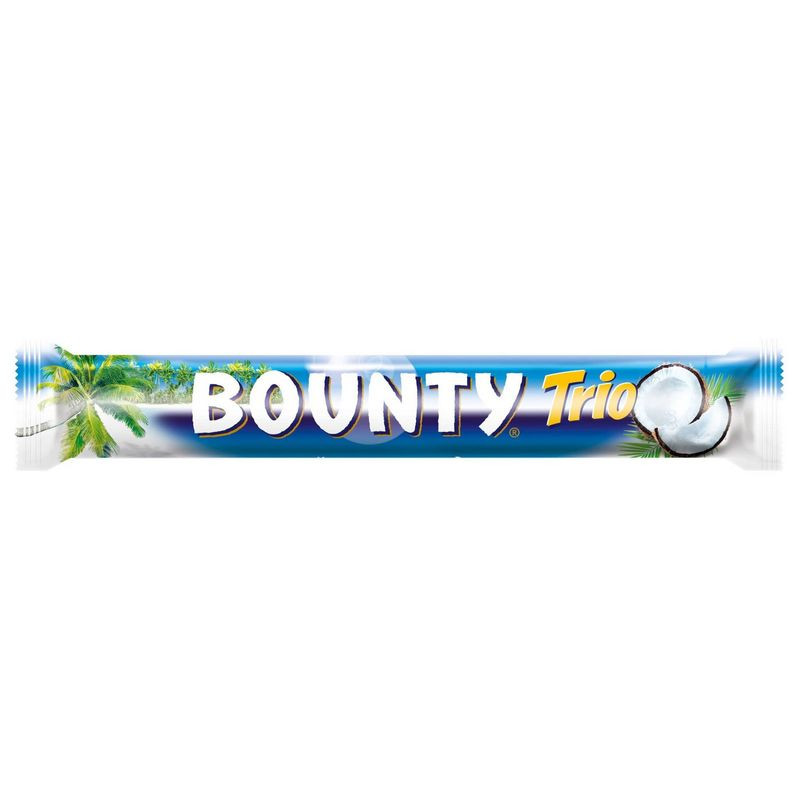 Изображение товара Шоколадный батончик Bounty Трио с кокосом 82.5 г