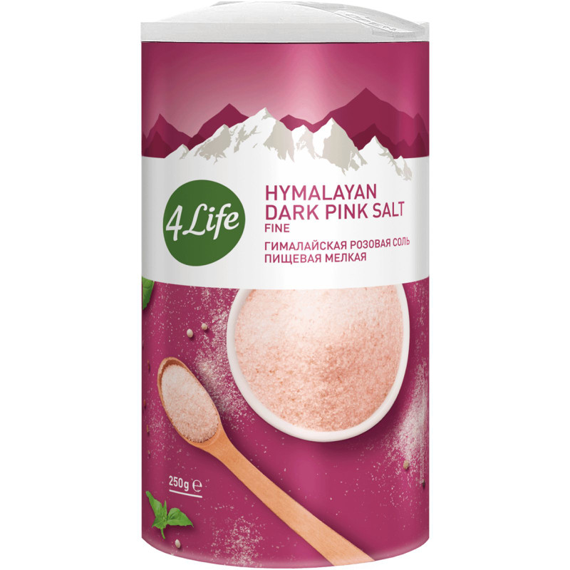 Изображение товара Соль 4Life Гималайская розовая мелкая, 250г