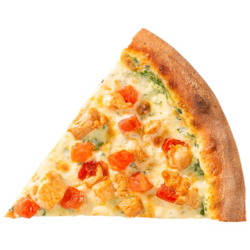 Изображение товара Пицца Альфредо кусок 110г свежая и вкусная для домашнего ужина