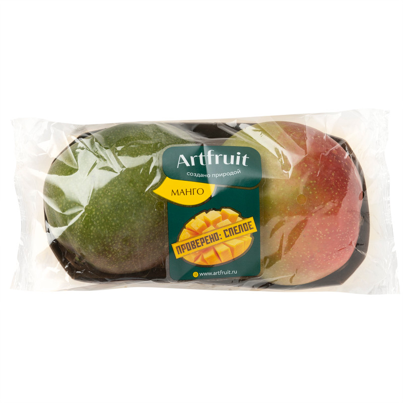 Изображение товара Манго ArtFruit Ready To Eat, 2 шт — свежий сочный фрукт из Кот-д'Ивуара