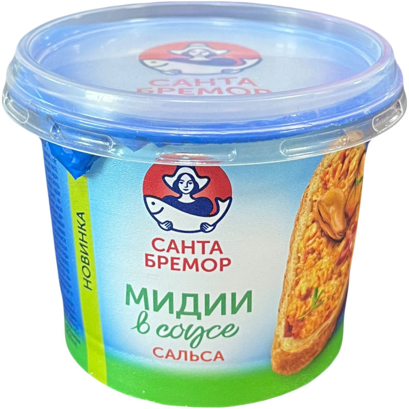 Изображение товара Паста Санта Бремор Сальса из мяса мидии чилийской, 150г